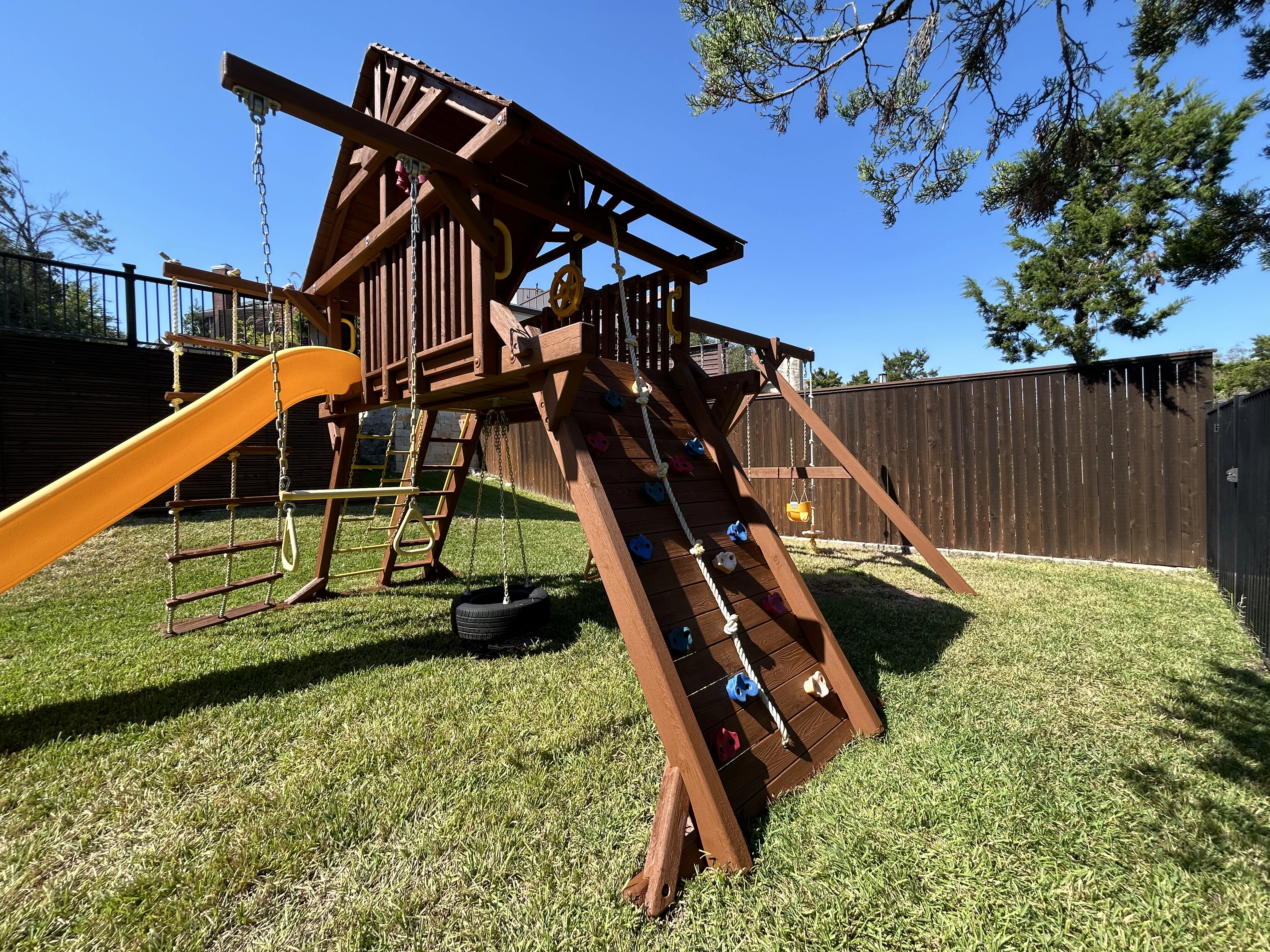 Thumbnail for Custom Wooden Playground Staining & Sealing